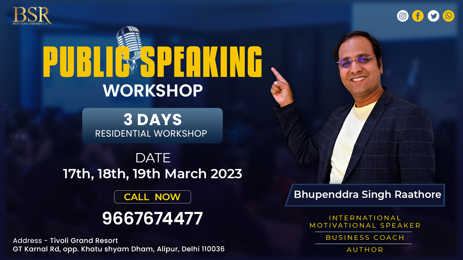 Empower Yourself & Become A POWERFUL SPEAKER by CoachBSR